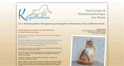 Desktop Screenshot of katzenfluesterin.com